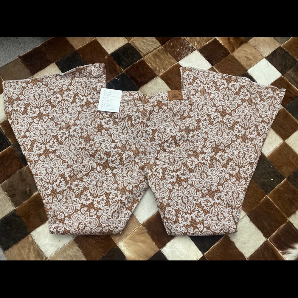Ranch Dress’n Floral Tooled Flare Pants